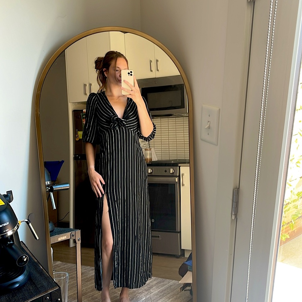 Forever 21 Long Black Dress, Medium